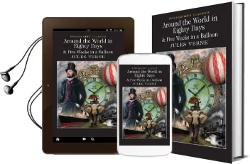 Around the World in 80 Days / Five Weeks in a Balloon Audiobook download free by Jules Verne