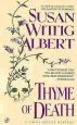 Audiobook Thyme of Death author Susan Wittig Albert